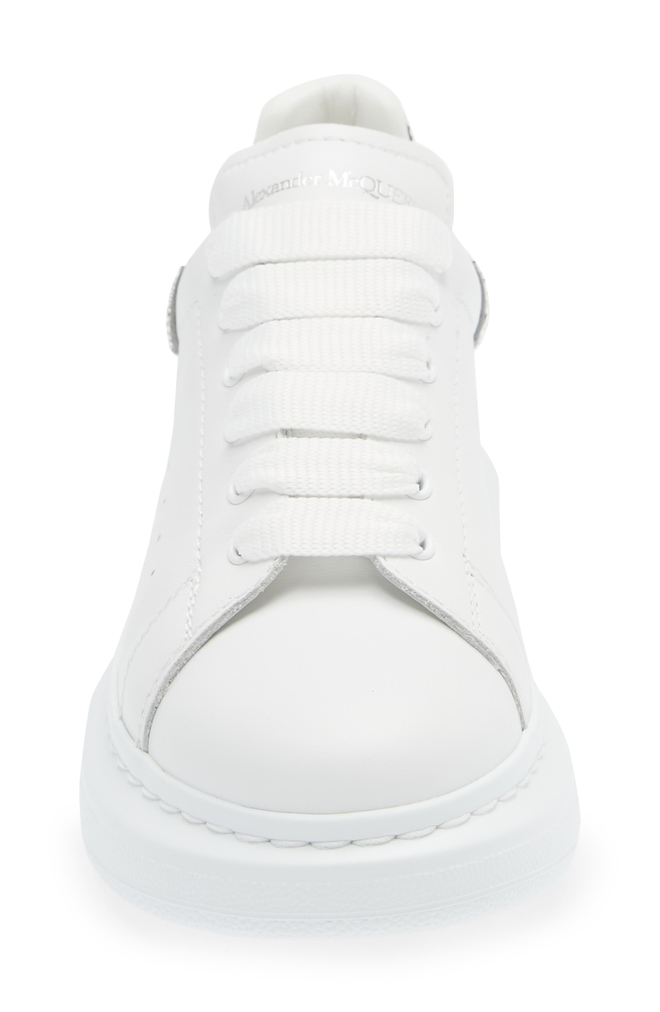 McQueen Alexander McQueen Oversize Crystal Embellished Sneaker, Alternate, color, 