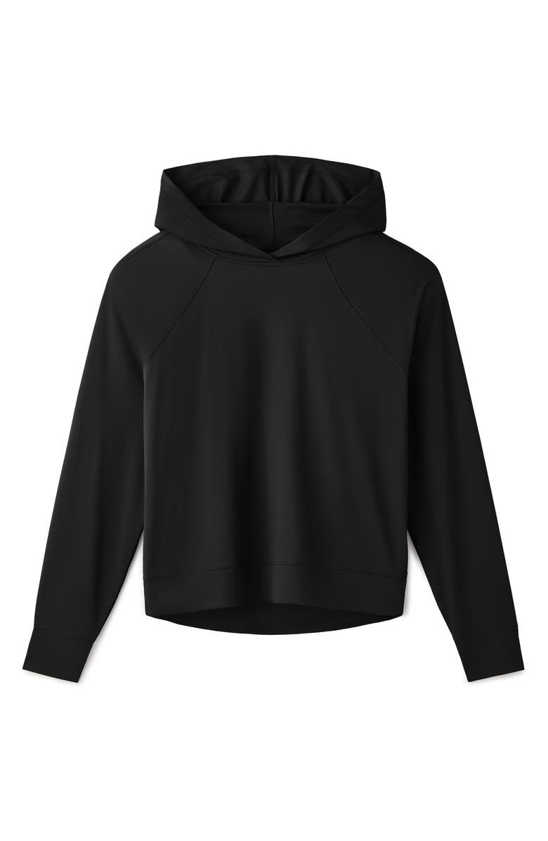 Rhone Serene Studio Hoodie, Alternate, color, Pure Black