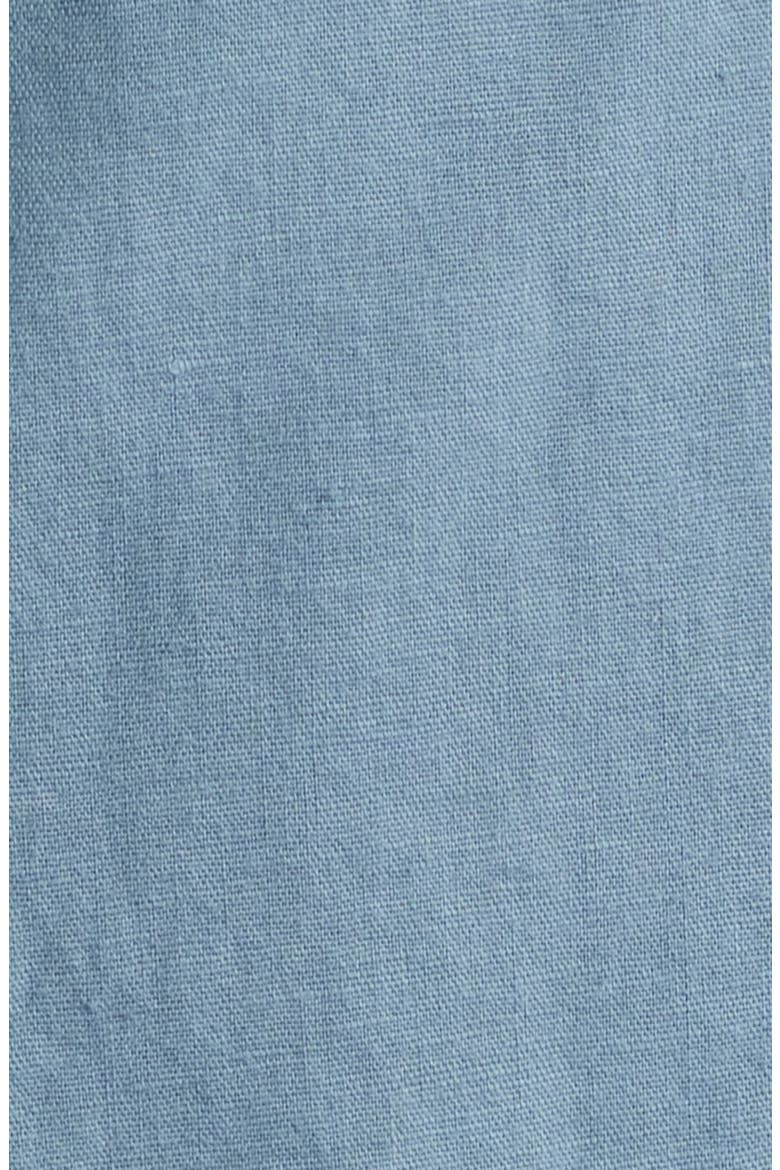 Wesley Linen & Cotton Button-Up Shirt, Alternate, color, SHORE BREAK