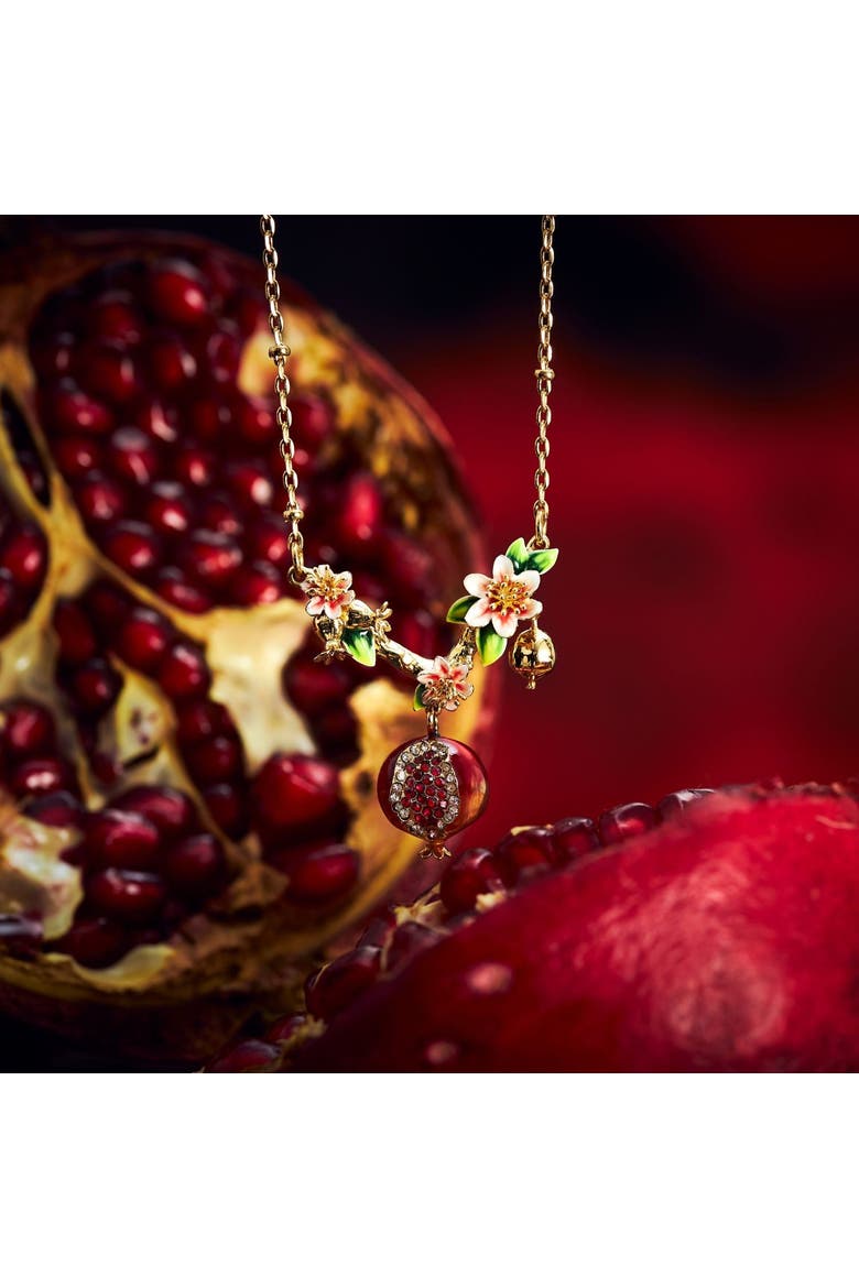 Pomegranate Necklace, Alternate, color, Pomegranate