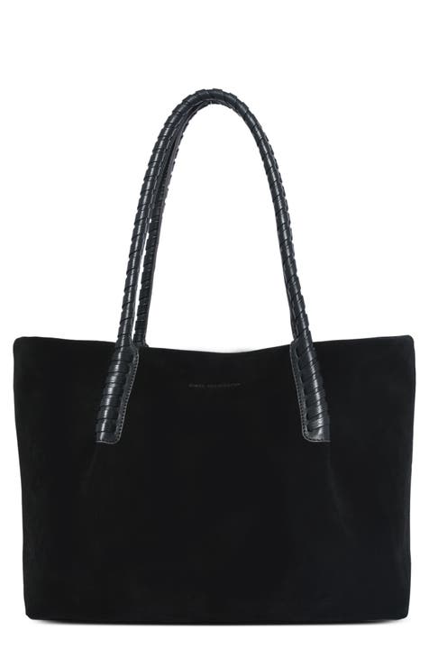 Women's Genuine orders Suede Leather Tote bag