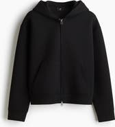 H&M Loose Fit Scuba Knit Zip-through Hoodie