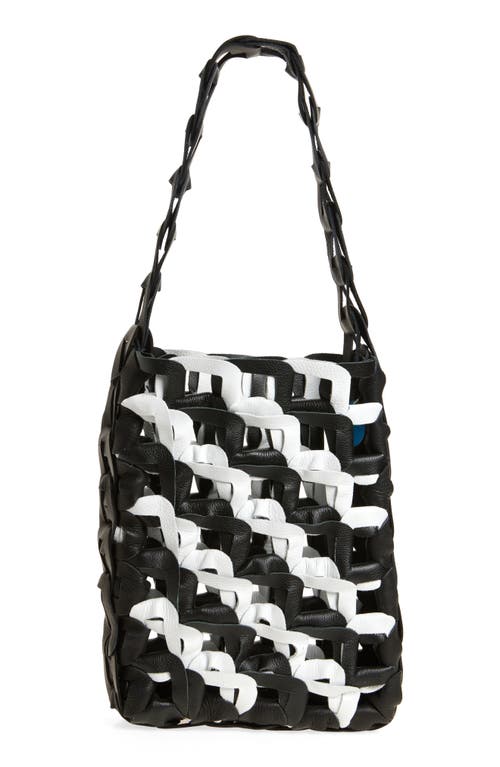 Sc103 Medium Links Leather Tote In Pivot