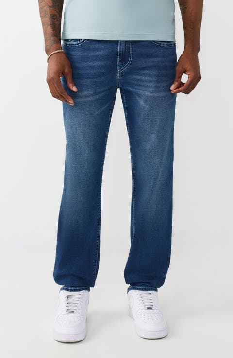 Geno Button Flap Pocket Slim Jeans (Medium Blaze)