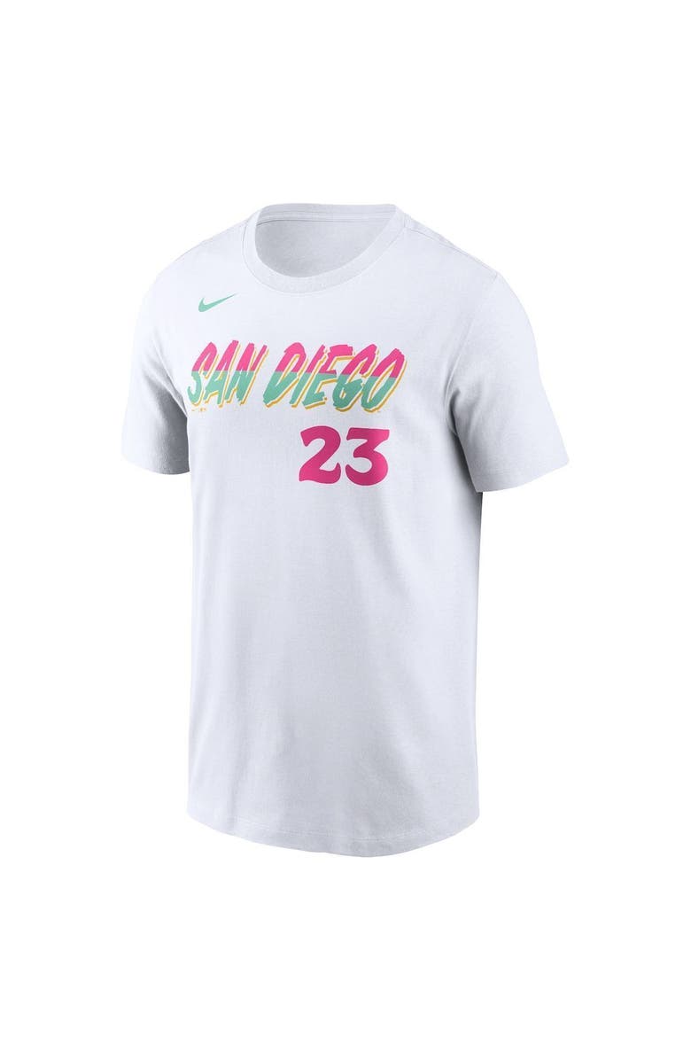 Nike Men's Nike Fernando Tatis Jr. White San Diego Padres 2022 City Connect Name & Number T-Shirt, Alternate, color, 