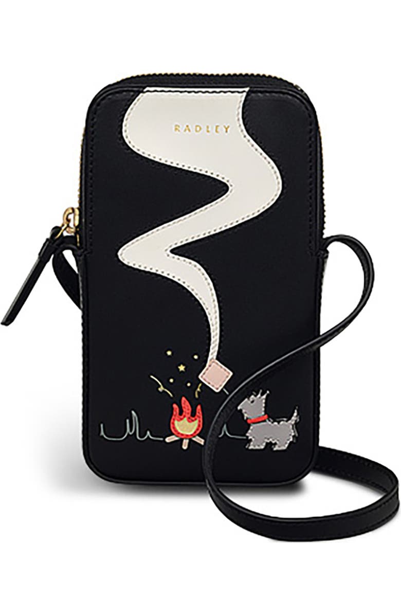 Radley Toasting Marshmallow Medium Crossbody Bag, Main, color, Black