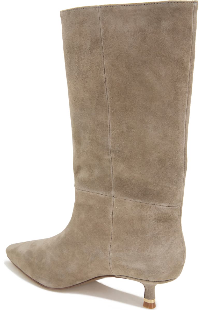 Kenneth Cole Meryl Pointed Toe Boot, Alternate, color, Taupe Suede