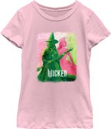 Wicked Girl's Wicked Elphaba and Glinda Duotone Graphic T-Shirt