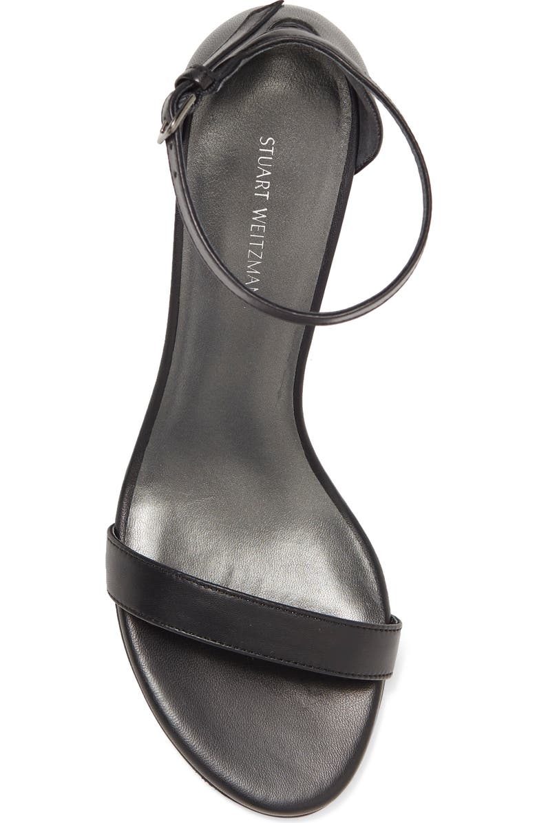 Stuart Weitzman NearlyNude Ankle Strap Sandal, Alternate, color,