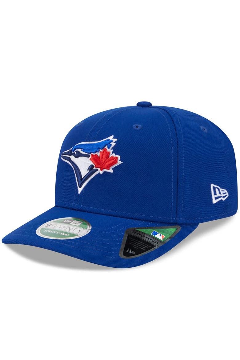 Men's New Era  Royal Toronto Blue Jays Player Replica 9SEVENTY Adjustable Hat, Main, color, Royal