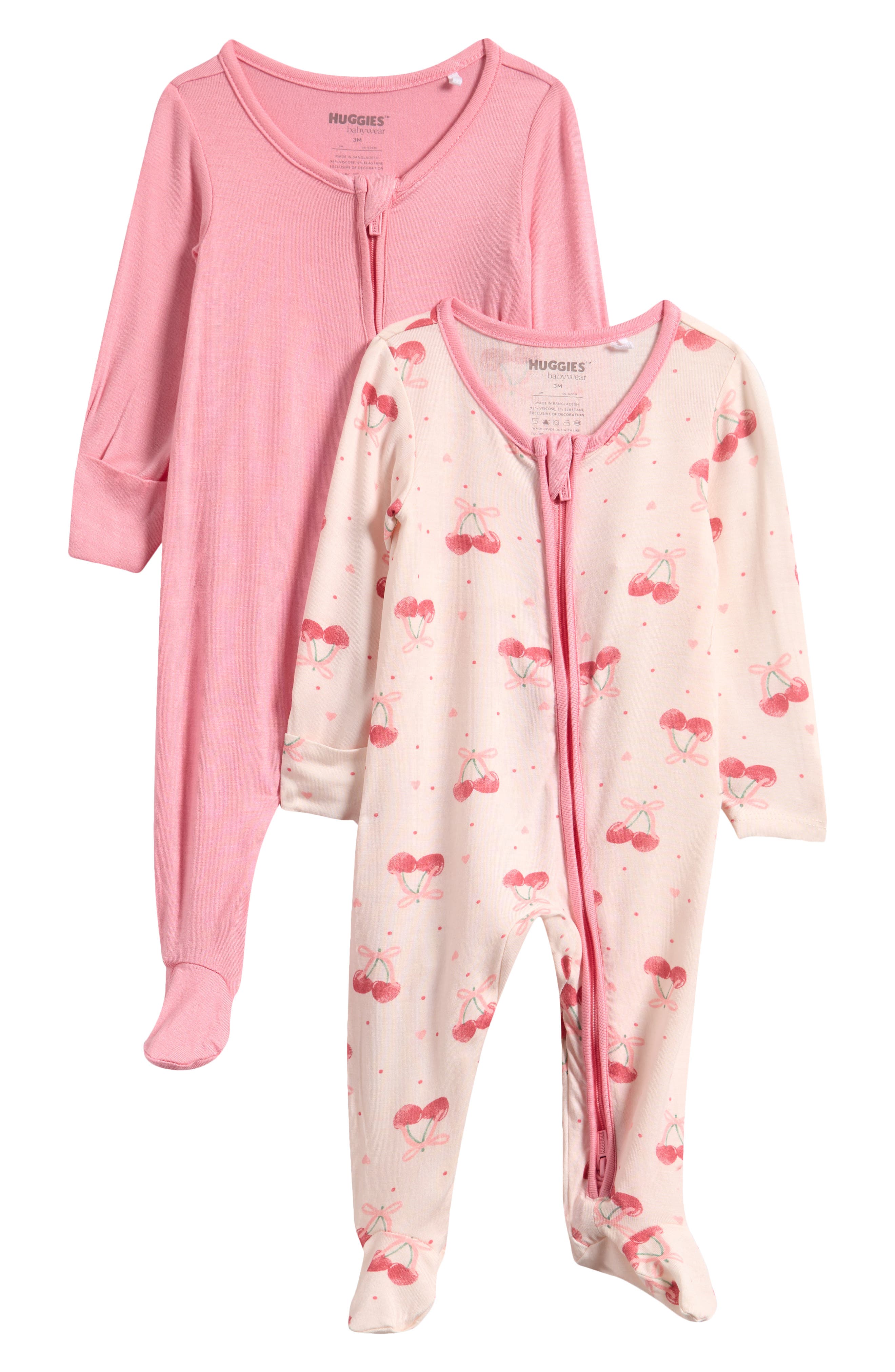 Huggies 2-Pack Stretch Viscose Footies