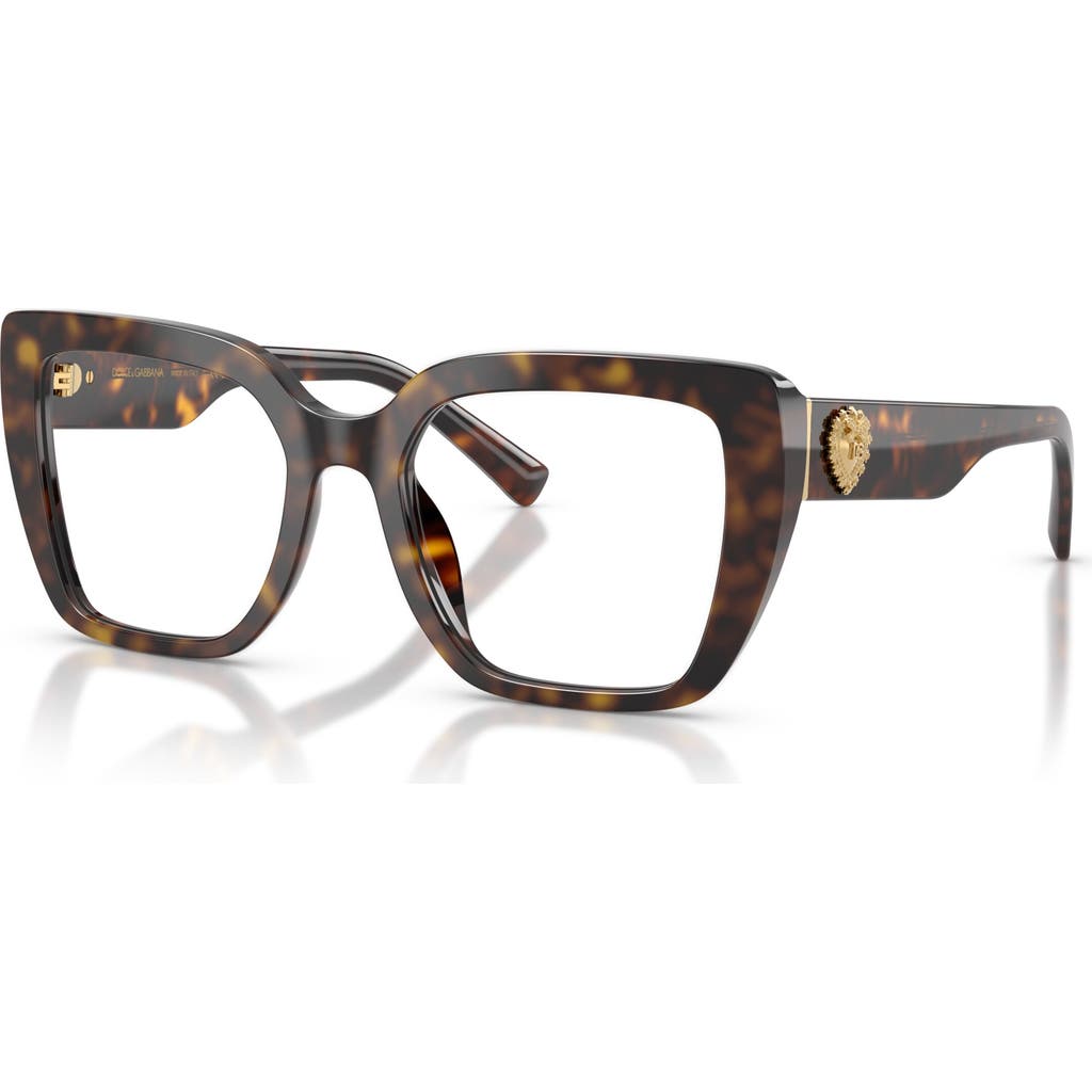 Dolce & Gabbana Dolce&gabbana 53mm Square Optical Glasses In Multi