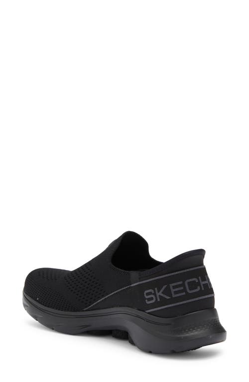Skechers Go Walk 7 Slip-on Sneaker In Black