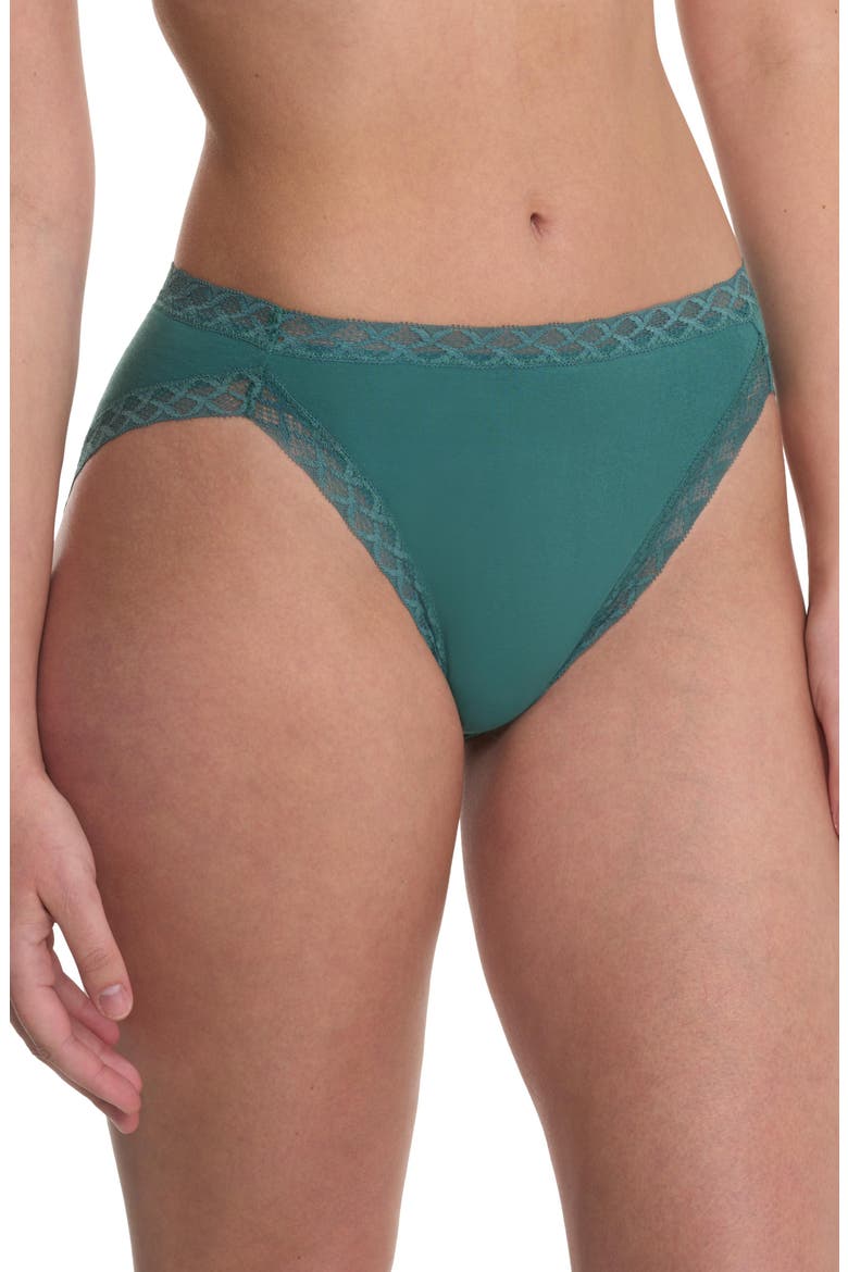 Bliss Cotton French Cut Brief, Alternate, color, Aspen Green