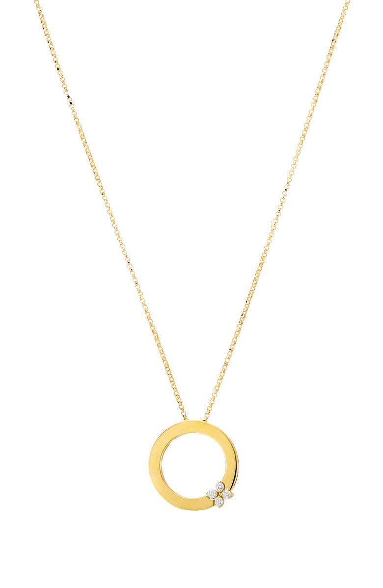Roberto Coin Love in Verona Diamond Pendant Necklace, Main, color, 