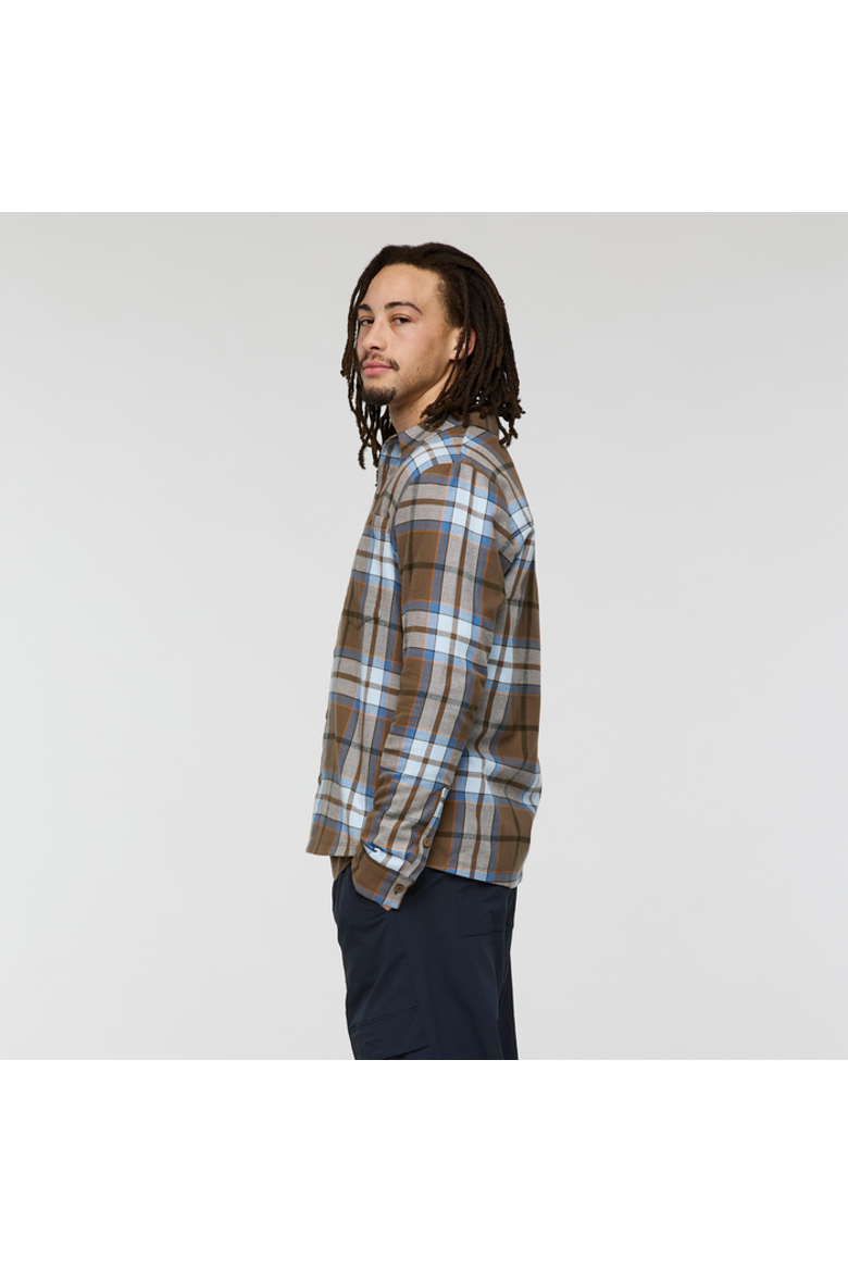 Quedo Flannel Shirt - Men's, Alternate, color, Dune Plaid