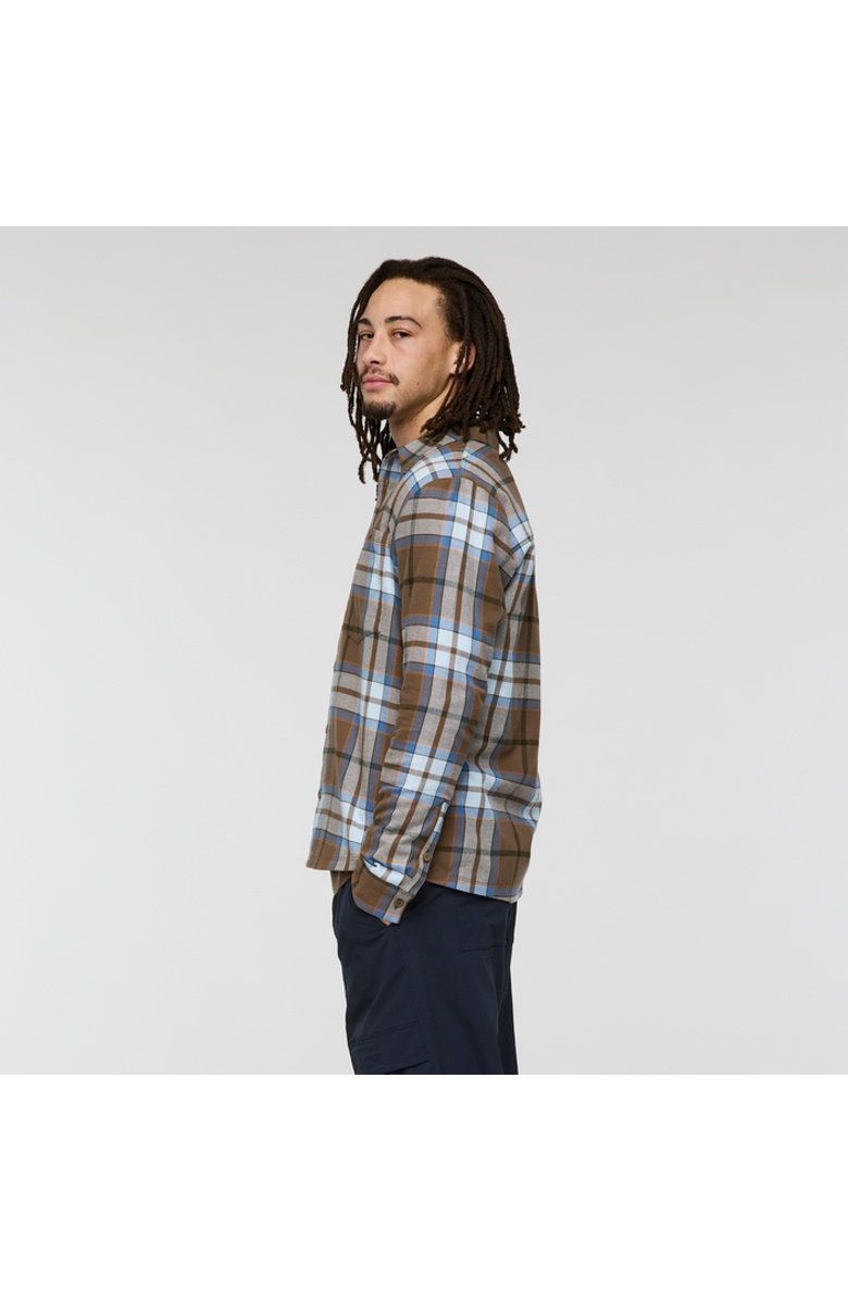 Cotopaxi Quedo Flannel Shirt - Men's, Alternate, color, Dune Plaid