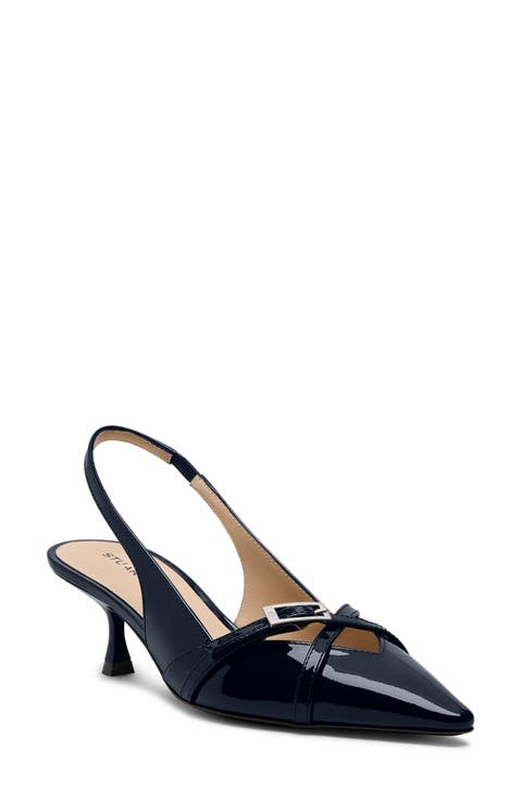 Georgie Kitten Heel Slingback Pump (Women)