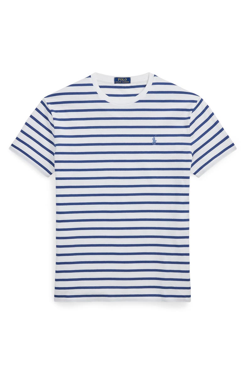 Polo Ralph Lauren Classic Fit Stripe Cotton T-Shirt, Alternate, color,