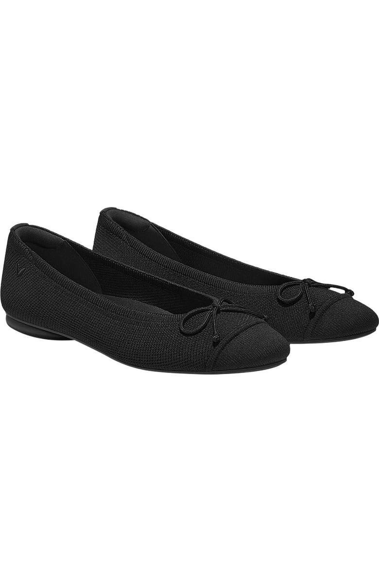 VIVAIA Almond-Toe Bow Flats, Main, color, Black