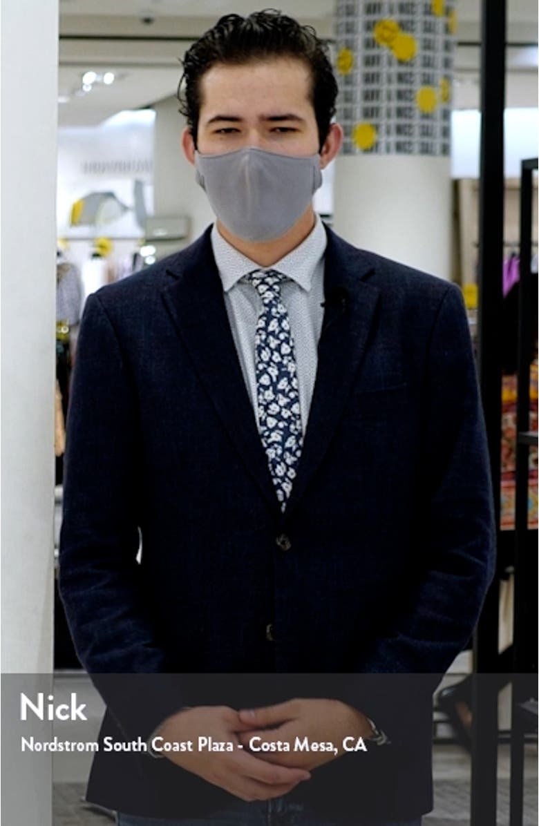 V-Neck Boxy Organic Cotton & Linen Sweater, sales video thumbnail