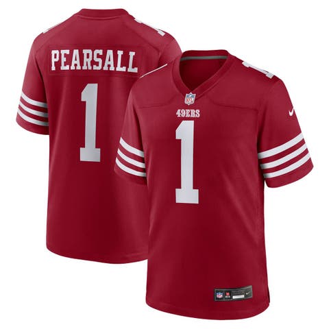 Men's Nike Ricky Pearsall  Scarlet San Francisco 49ers Team Game Jersey