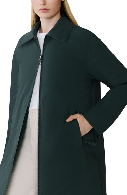 Soia & Kyo Laleh 700 Fill Power Down Longline Coat In Green