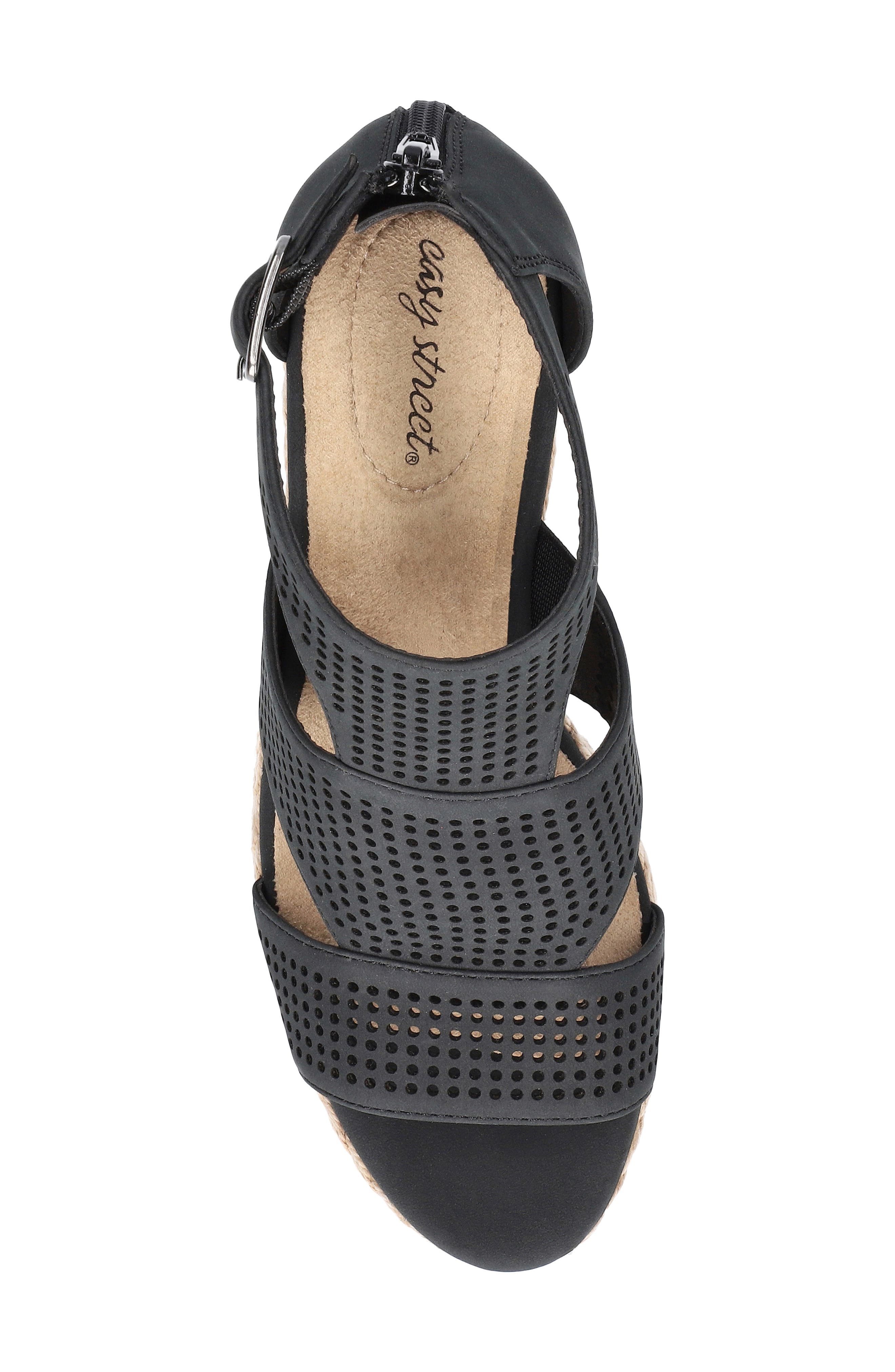 EASY STREET Tova Espadrille Platform Wedge Sandal, Alternate, color, 