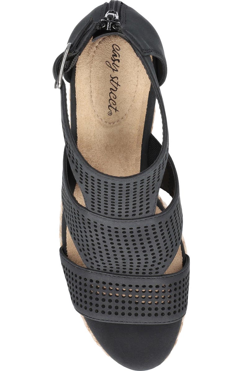 EASY STREET Tova Espadrille Platform Wedge Sandal, Alternate, color,