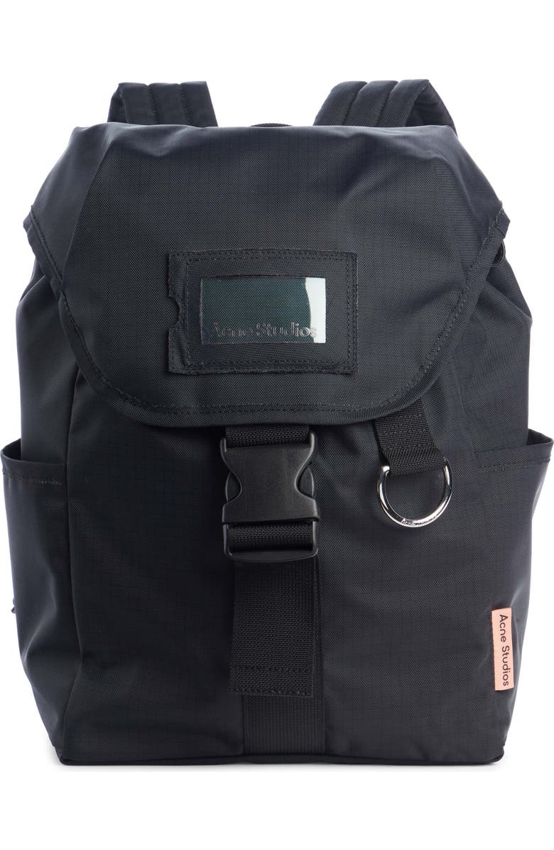 Acne Studios Post Ripstop Backpack, Main, color,