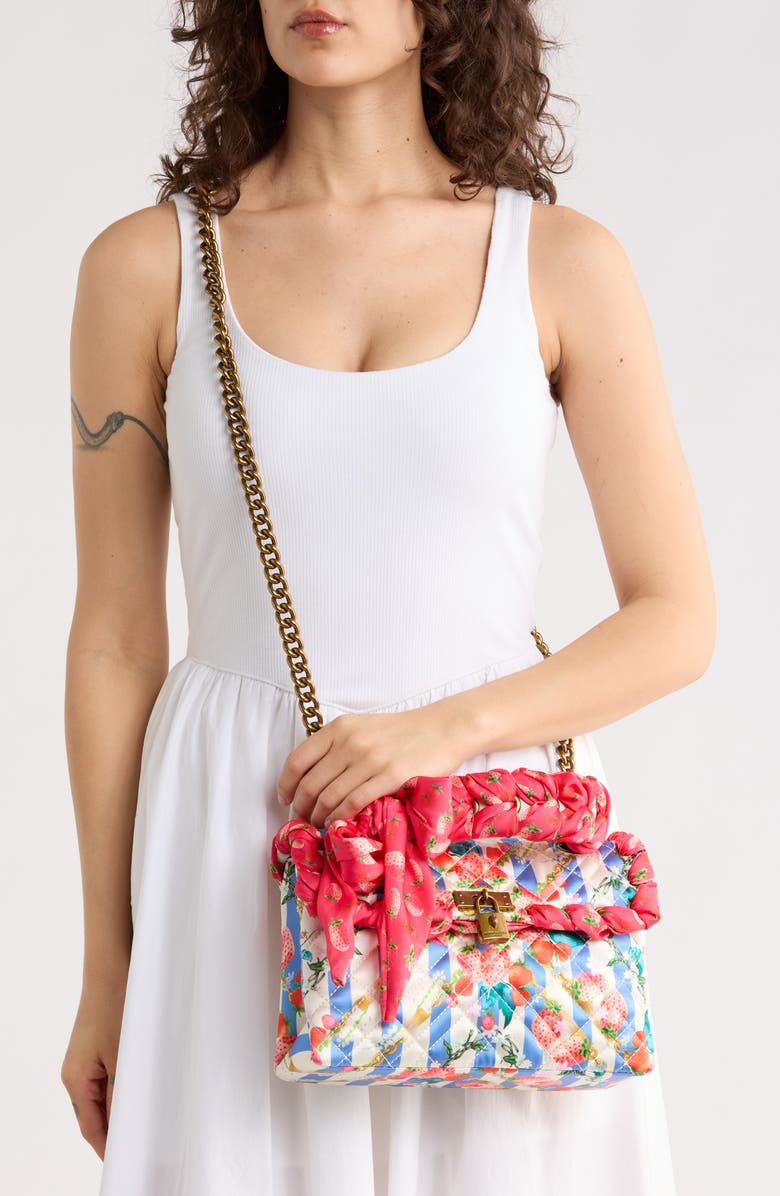 Kurt Geiger London Brixton Scarf Shoulder Bag, Alternate, color, Open White