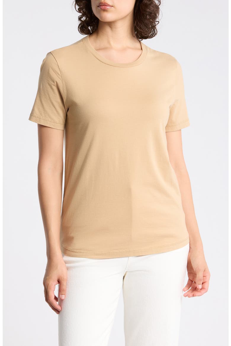 Short Sleeve T-Shirt, Main, color, NATURAL BEIGE