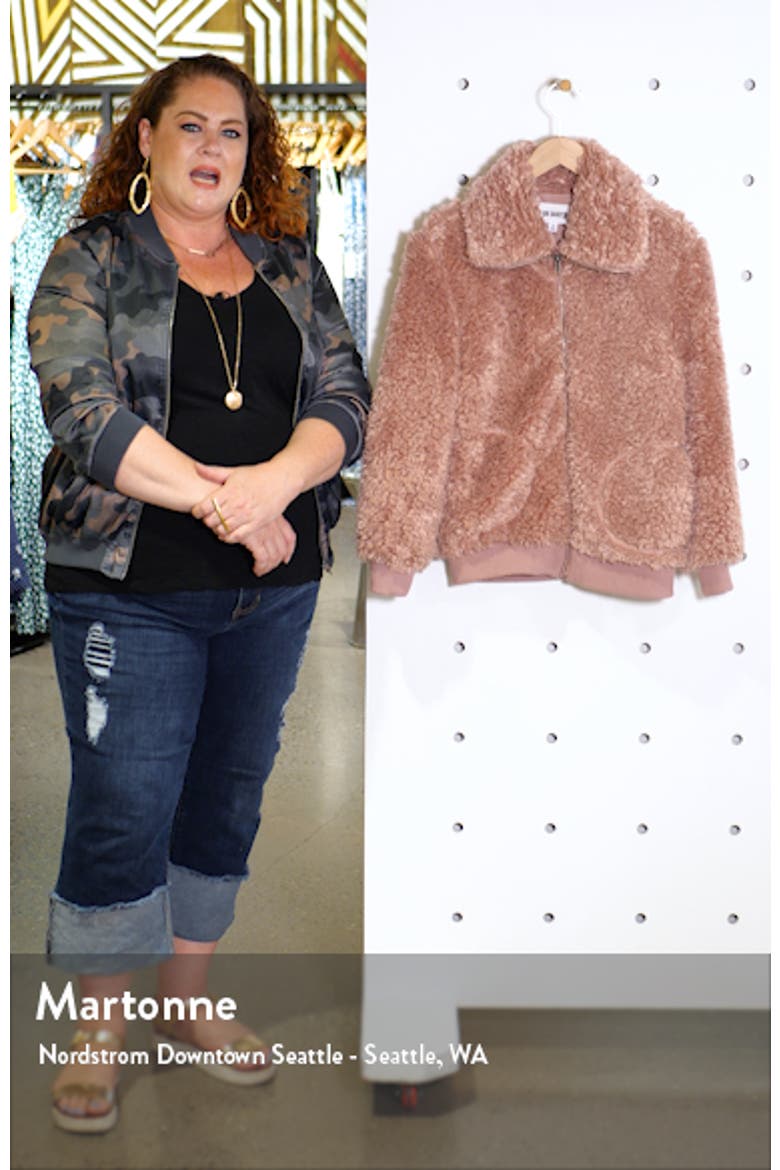 BB Dakota Teddy Or Not Faux Fur Bomber Jacket video