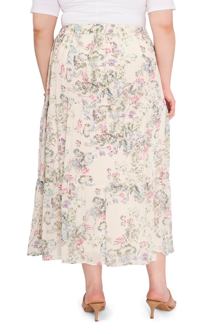 Breezy Dandelion Tiered Ruffle Skirt, Alternate, color, NEW IVORY