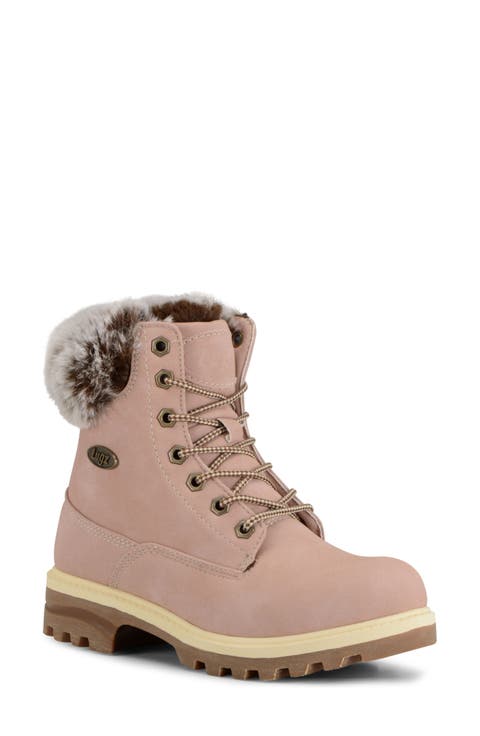 Empire High Faux Fur Lug Sole Boot (Women)