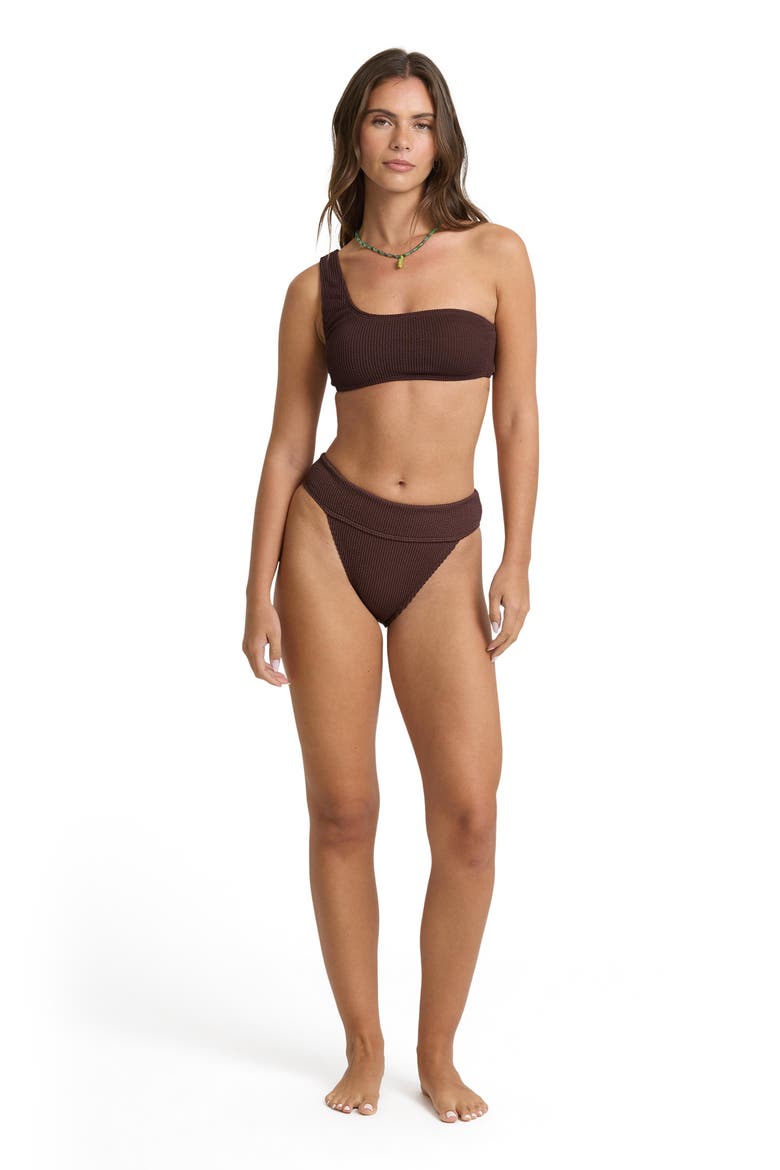 Summer Hi Aruba High Waist Swim Briefs, Alternate, color, TEAK