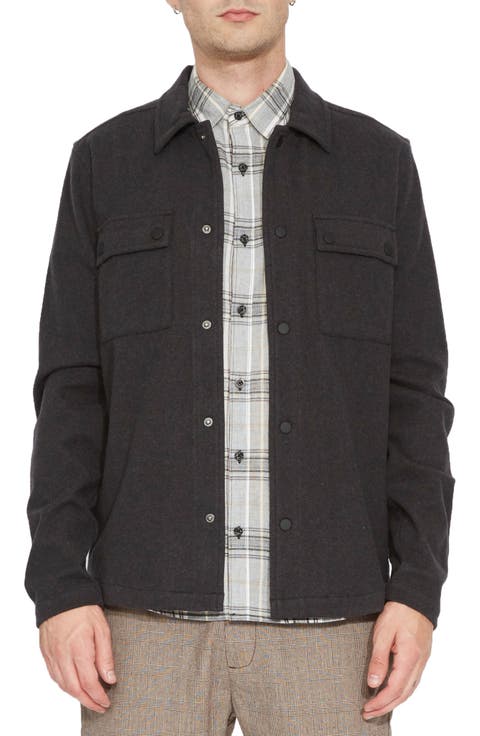 Snap Front Knit Jacket