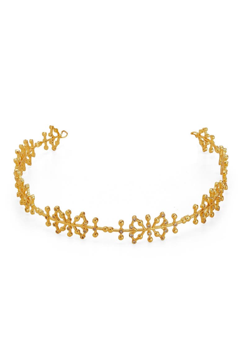 AURO CHOKER, Main, color, Gold Plated