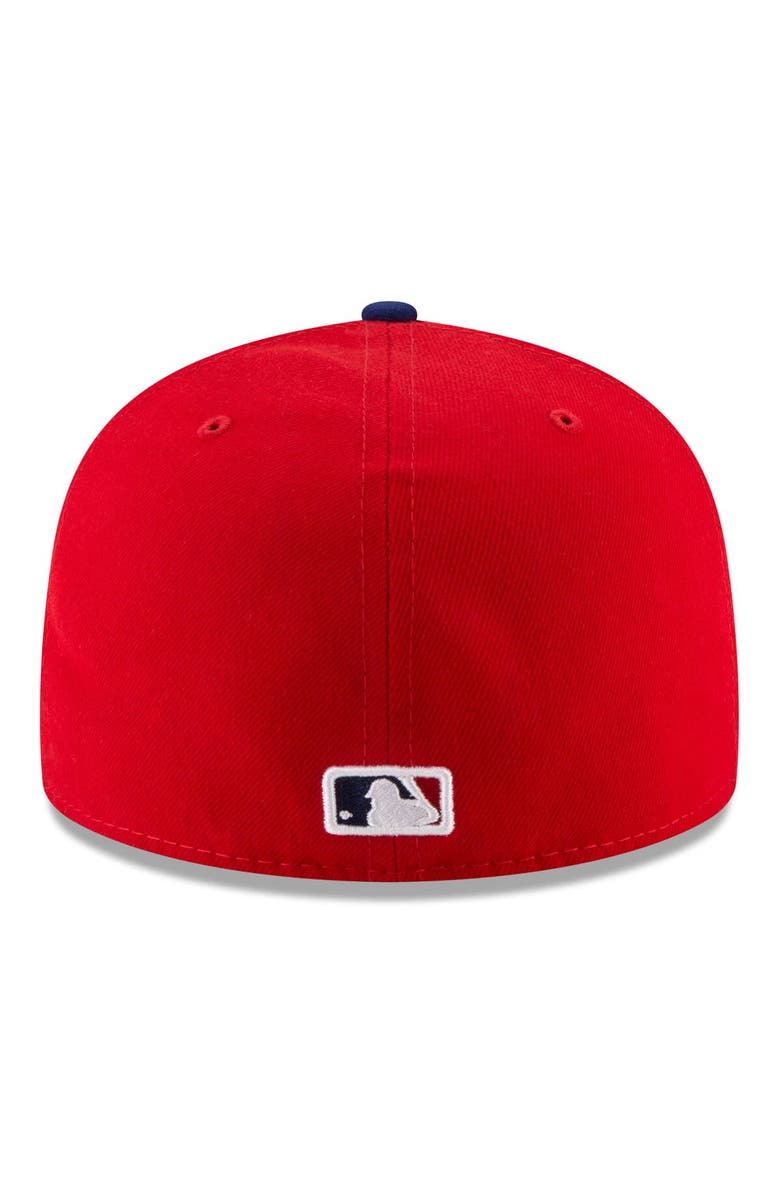 New Era Men's New Era  Red Philadelphia Phillies 2025 MLB Postseason Side Patch 59FIFTY Fitted Hat, Alternate, color, Red