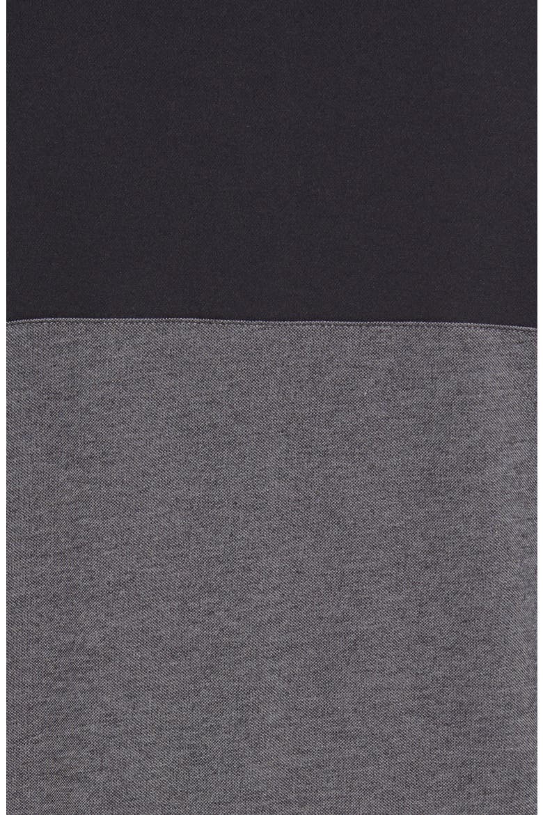 Best of Both Stripe Piqué Polo, Alternate, color, BLACK