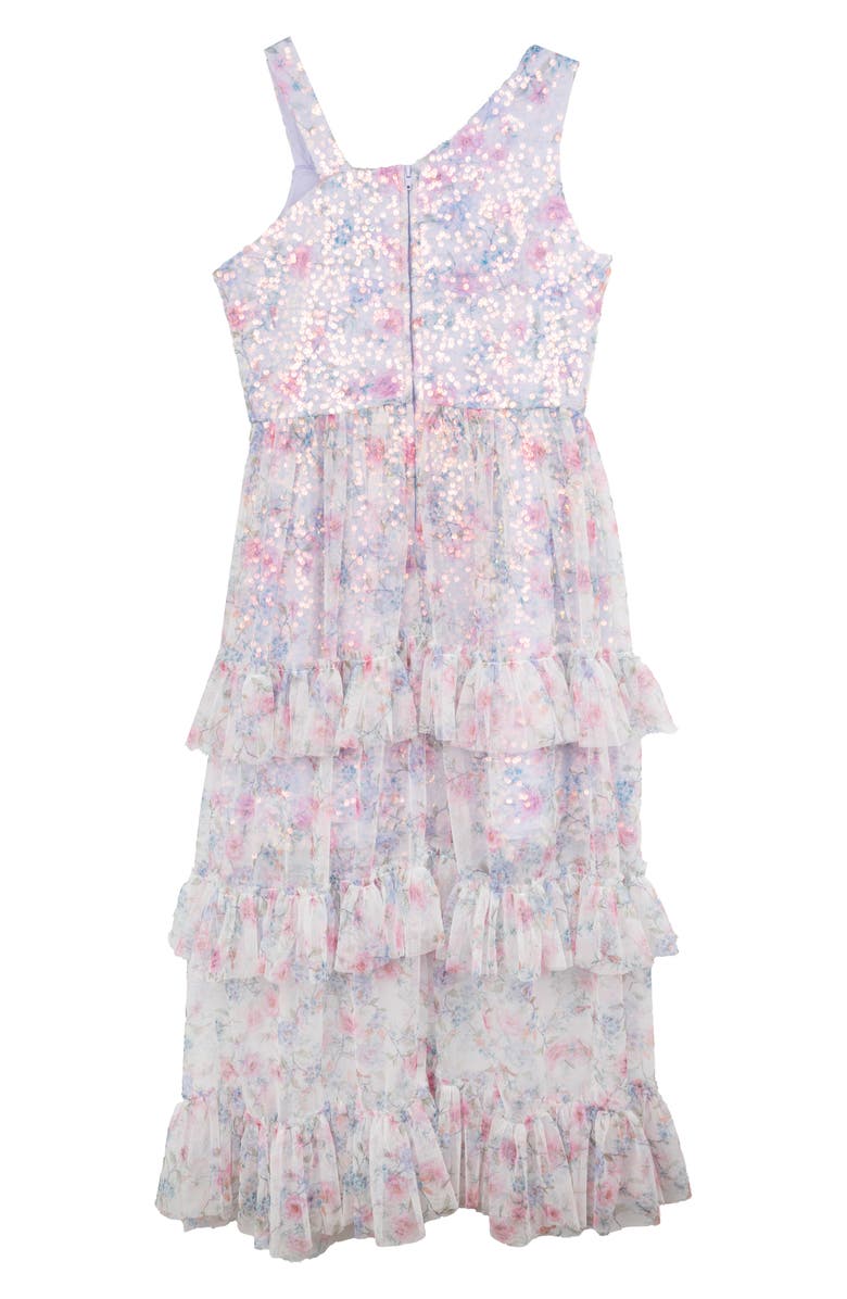 Rare Editions Kids' Sequin Maxi Party Dress, Alternate, color, 