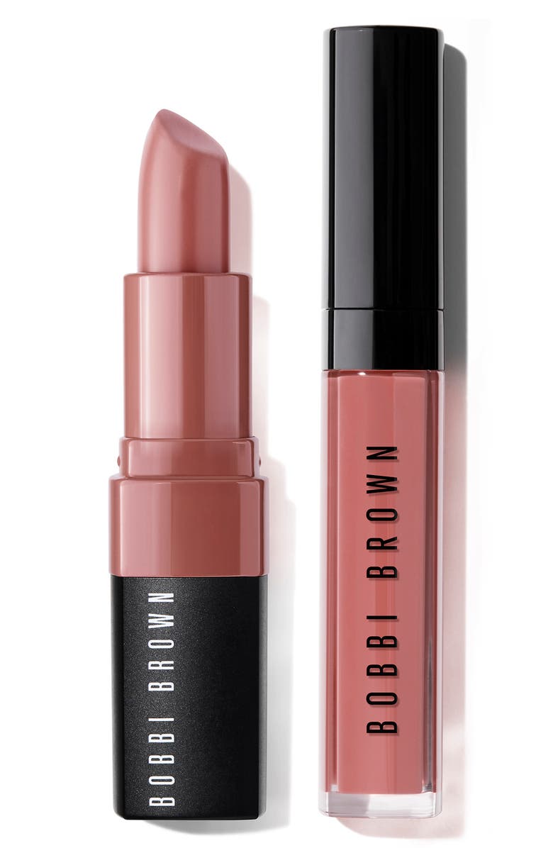 Bobbi Brown Full Size Crushed Lipstick & Gloss Set $58 Value, Main, color,