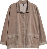 Eileen Fisher Classic Collar Corduroy Jacket