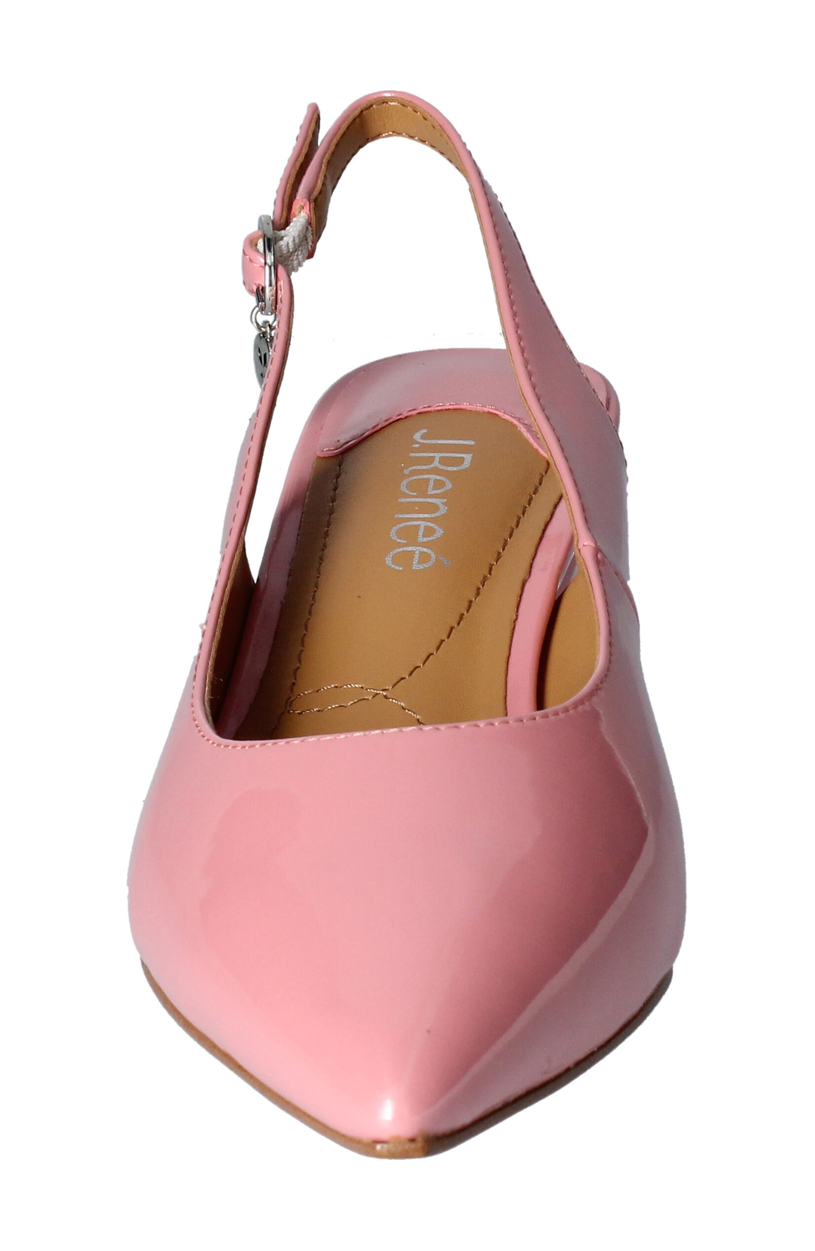 J.Renée Shayanne Slingback Pointed Toe Pump, Alternate, color, SOFT PINK
