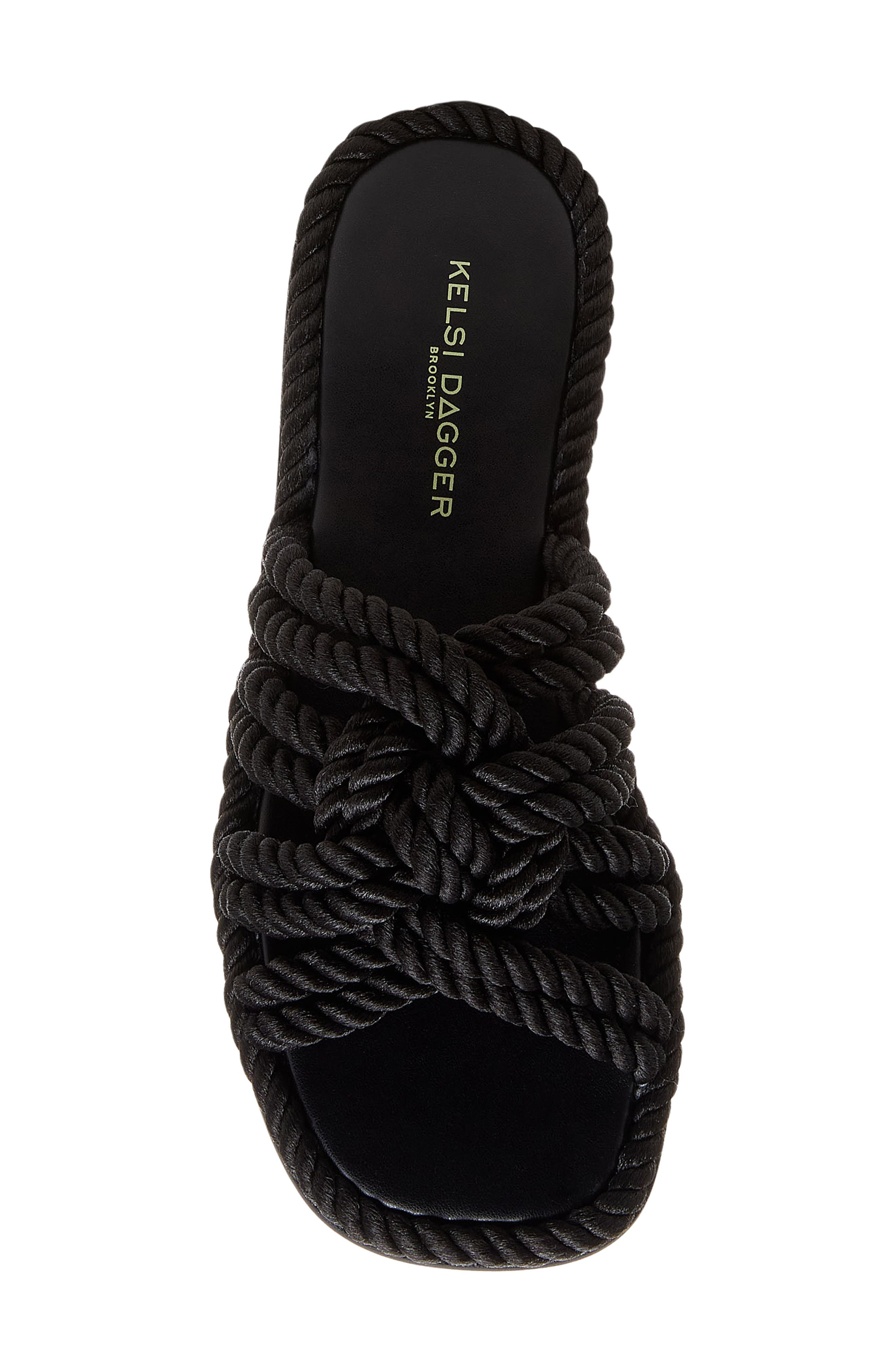 Kelsi Dagger Brooklyn Beachy Slide Sandal, Alternate, color, Black