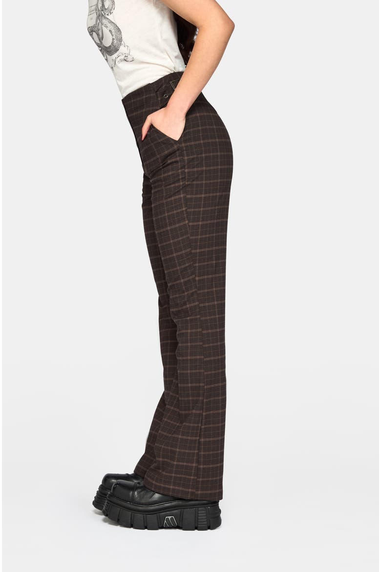 Fran Baby Boot Flare Trouser, Alternate, color, Brown