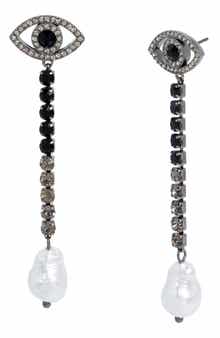 Kurt Geiger London Eye Linear Drop Earrings