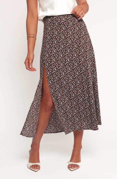 Willow Floral Midi Skirt