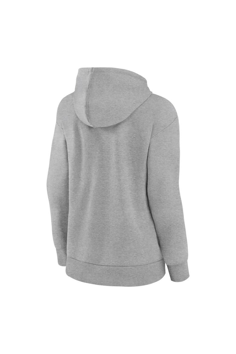 Women's Fanatics Branded Heather Gray Texas Rangers 2023 World Series Champions Locker Room Plus Size Pullover Hoodie, Alternate, color, Heather Gray