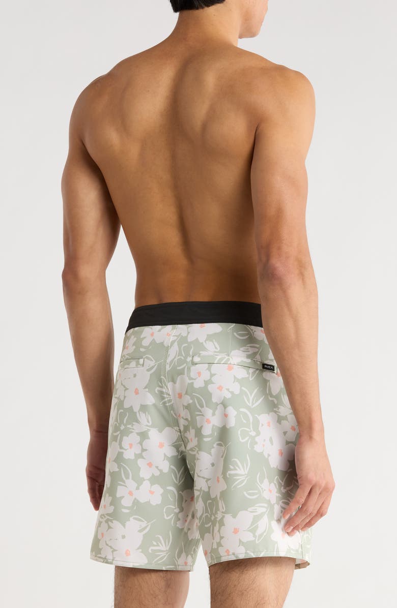 RVCA Down Right Swim Trunks, Alternate, color, Light Olive